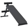 Vidaxx canapé enroulable noir 124 x 33,5 x 55 cm acier thermolaqué