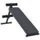 Vidaxx canapé enroulable noir 124 x 33,5 x 55 cm acier thermolaqué