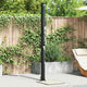 Vidaxx douche solaire extérieure noir 217 cm PVC et aluminium
