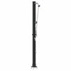 Vidaxx douche solaire extérieure noir 217 cm PVC et aluminium