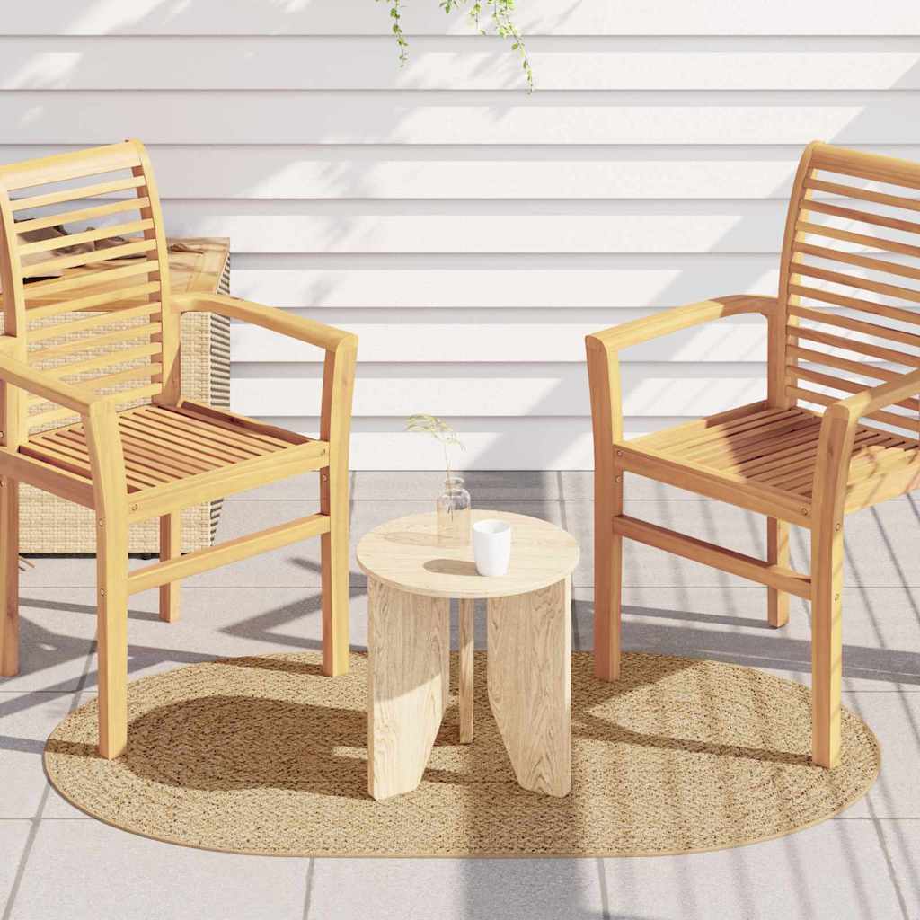 Vidaxl tapis zizur marron 150 x 80 cm polypropylène
