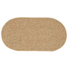Vidaxl tapis zizur marron 150 x 80 cm polypropylène