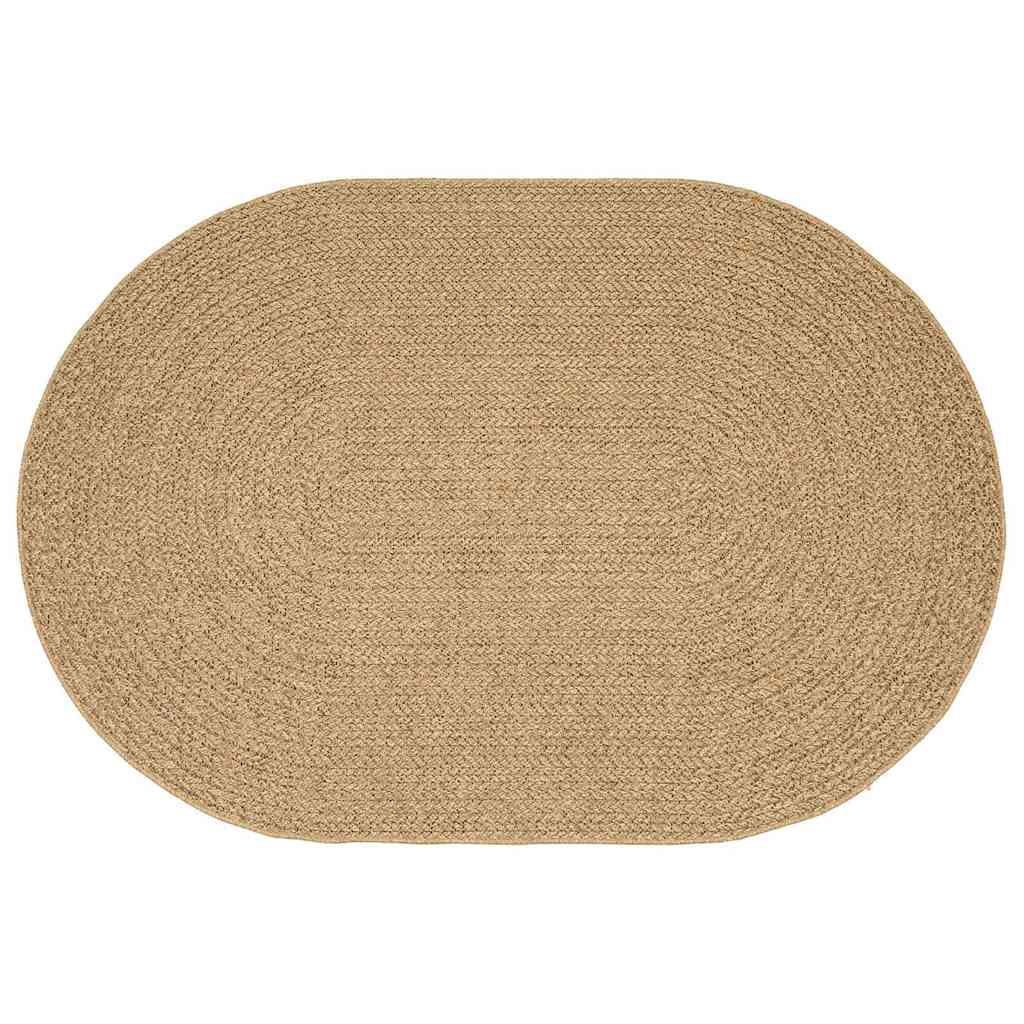 VidaXL tapis zizur marron 230 x 160 cm polypropylène