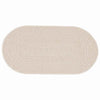 Vidaxxl tapis zizur crème 200 x 100 cm polypropylène