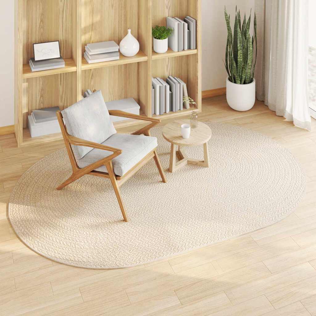 Vidaxl tapis zizur crème 230 x 160 cm polypropylène