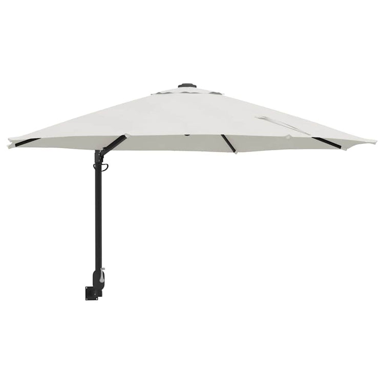 Vidaxxl parasol de jardin sable 248 x 248 x 148 cm polyester et acier