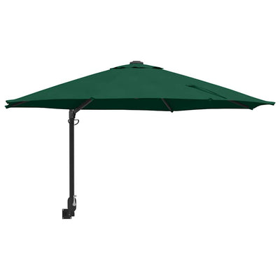VidaXL parasol de jardin vert 248 x 248 x 148 cm polyester et acier