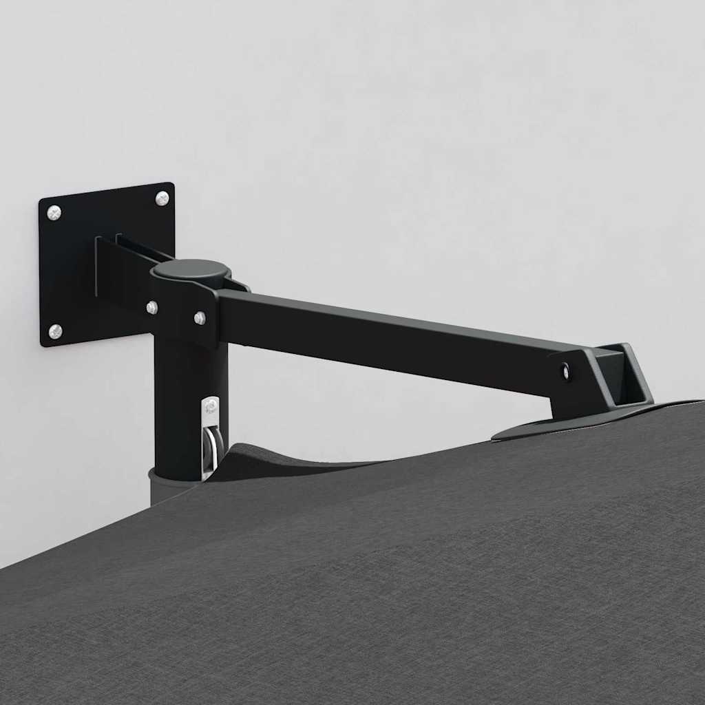 Vidaxxl parasol de jardin anthracite 248 x 248 x 148 cm polyester et acier