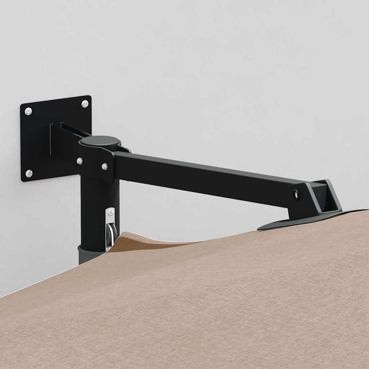 Vidaxx parasol de jardin taupe 248 x 248 x 148 cm polyester et acier
