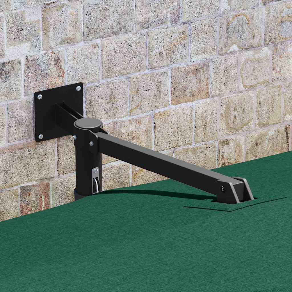 Vidaxxl parasol de jardin vert 248,5 x 247,5 x 160 cm polyester et acier