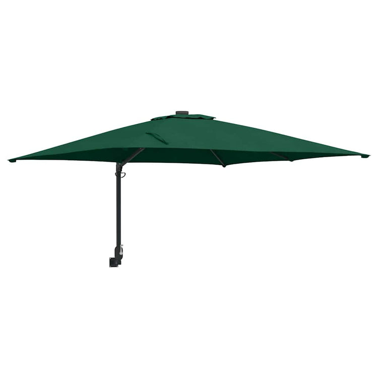 Vidaxxl parasol de jardin vert 248,5 x 247,5 x 160 cm polyester et acier