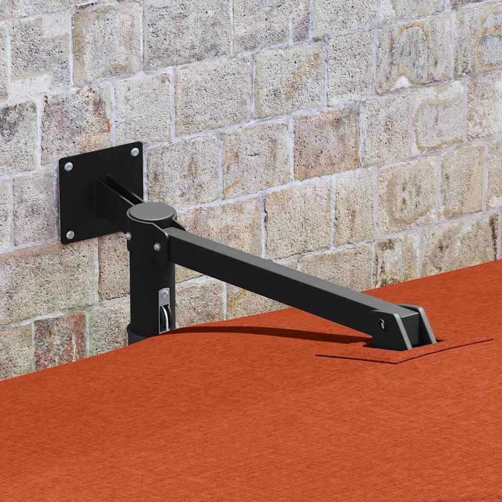 Vidaxxl parasol de jardin terre cuite 248,5 x 247,5 x 160 cm