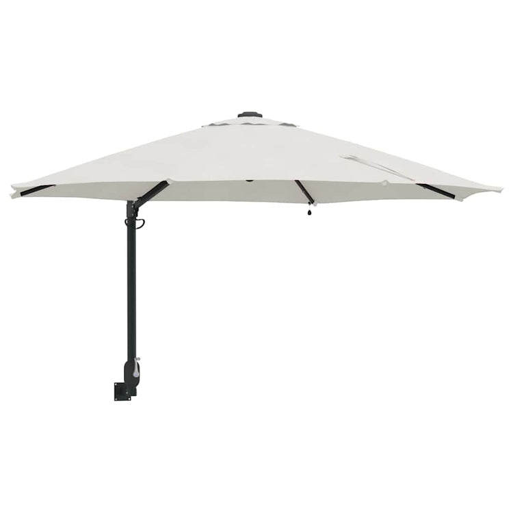 Vidaxxl parasol de jardin sable 248 x 248 x 148 cm polyester et acier