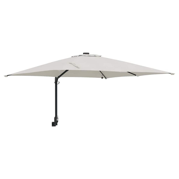 Vidaxxl parasol de jardin sable 248,5 x 247,5 x 160 cm polyester et acier