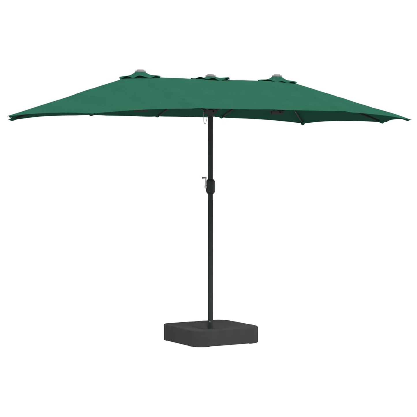 Vidaxx parasol de jardin vert 385 x 209 x 244 cm polyester