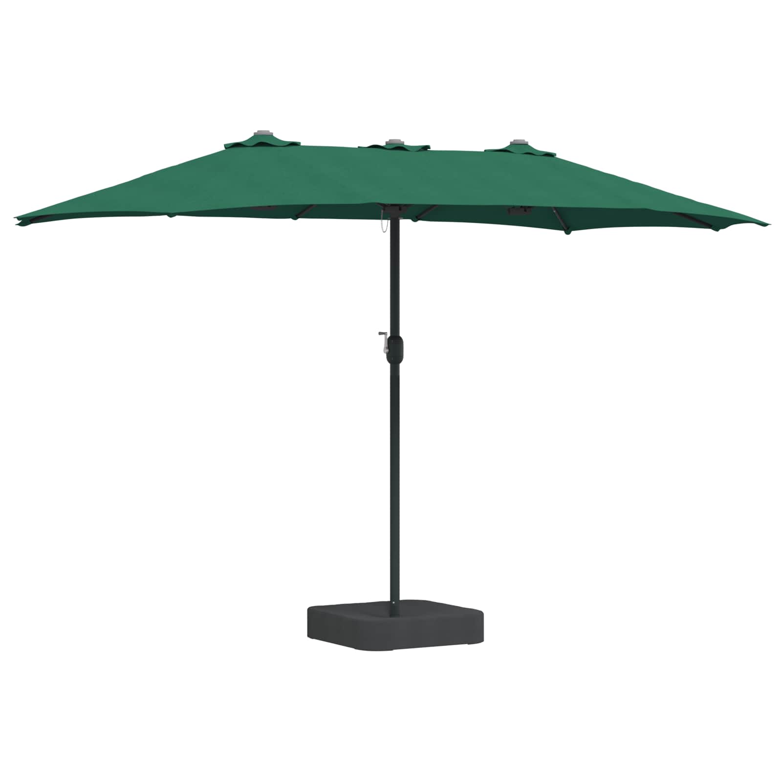 Vidaxx parasol de jardin vert 385 x 209 x 244 cm polyester