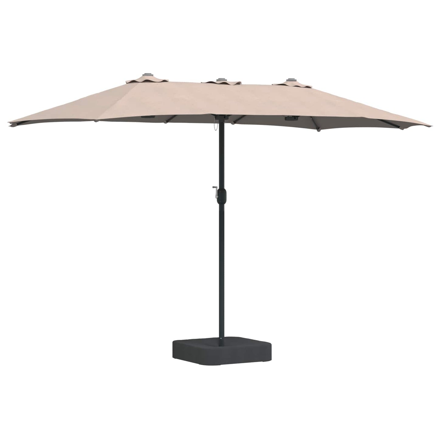 Vidaxx parasol de jardin taupe 385 x 209 x 244 cm polyester