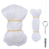 Vidaxxl filet pour chat transparent 3x2 m nylon