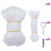 VidaXL filet pour chat transparent 4x3 m nylon