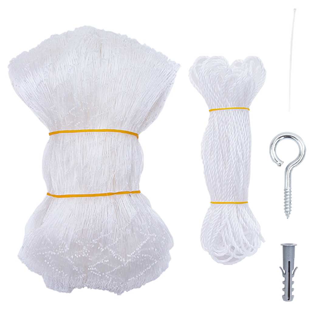 VidaXL filet pour chat transparent 4x3 m nylon