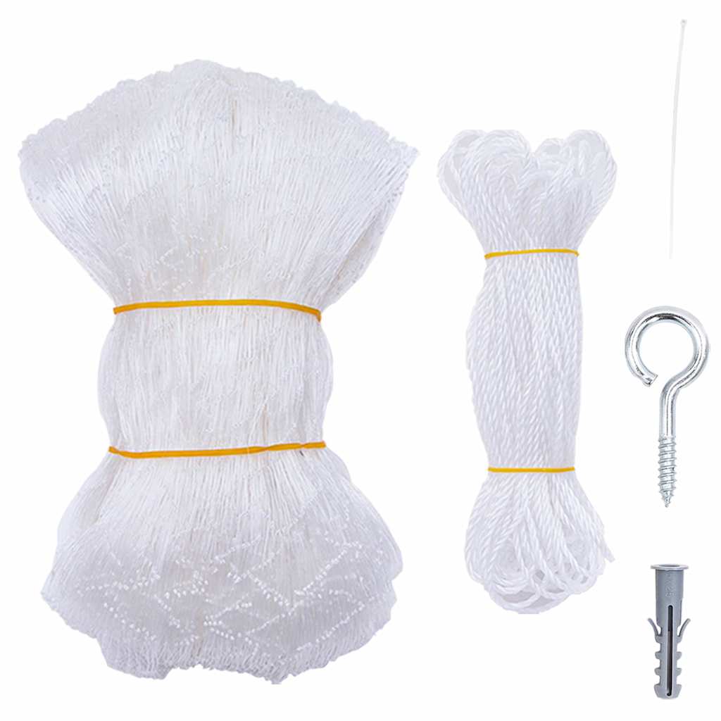 Vidaxxl filet pour chat transparent 6x3 m nylon