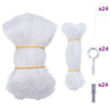 Vidaxxl filet pour chat transparent 8x3 m nylon