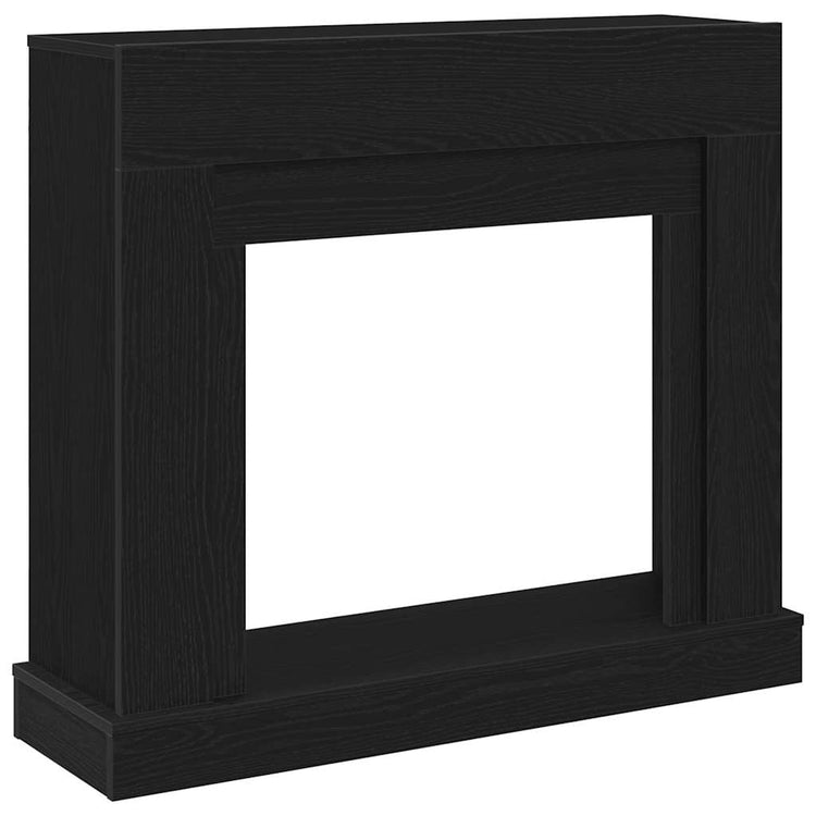 Vidaxx contour de cheminée 100x30x87,5 cm aggloméré chêne noir