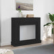 Vidaxx contour de cheminée 100x30x87,5 cm aggloméré chêne noir