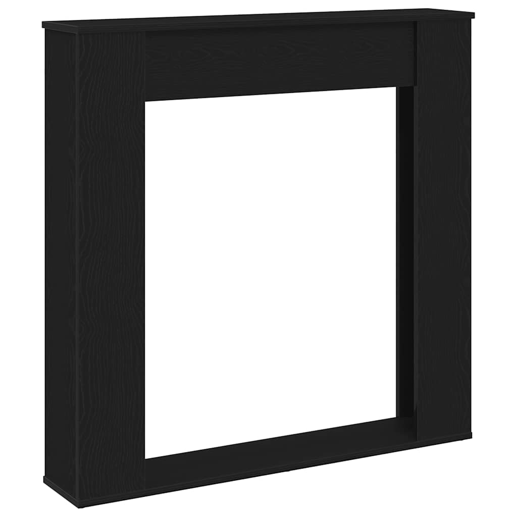 Vidaxx entourage de cheminée chêne noir 100x20x100 cm bois technique
