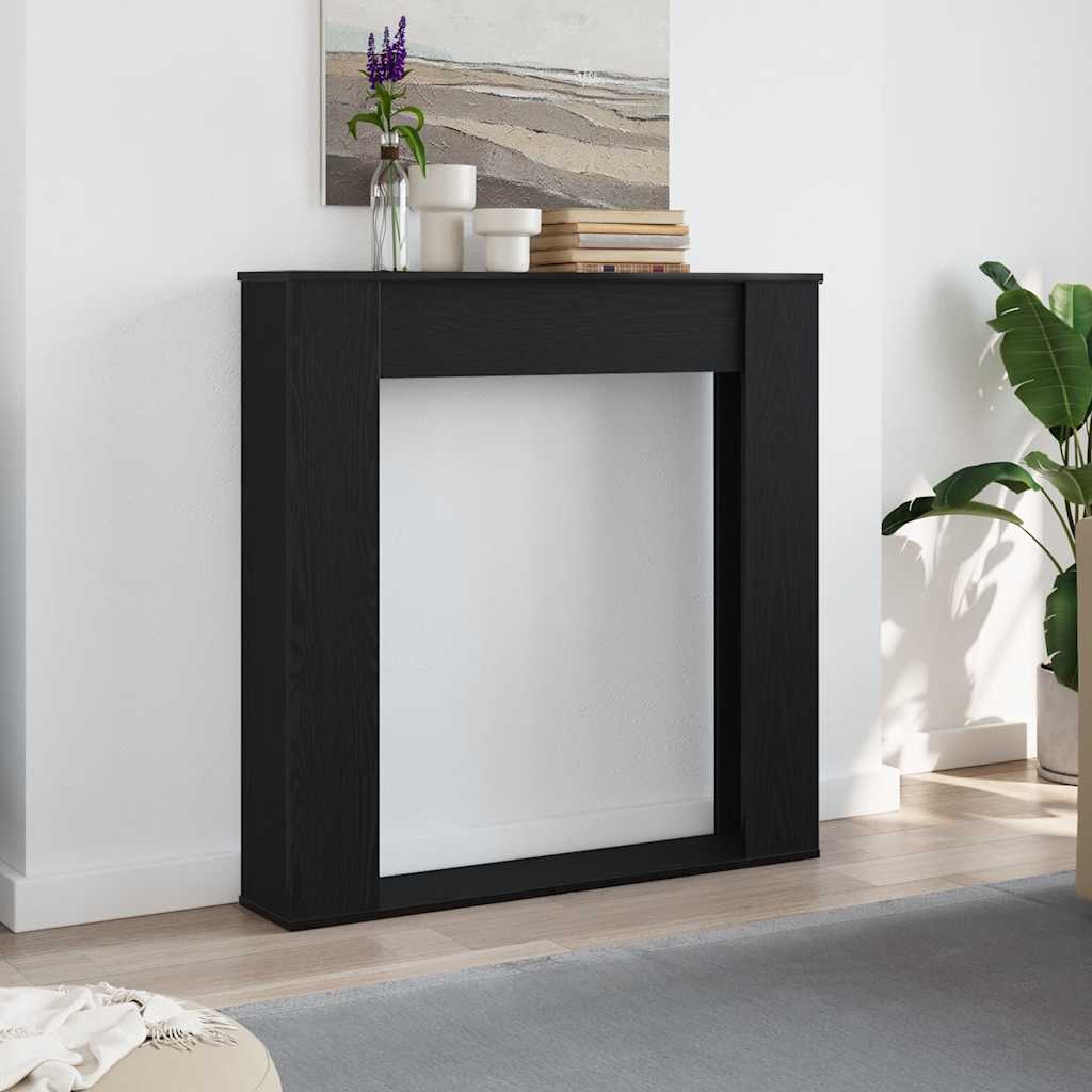 Vidaxx entourage de cheminée chêne noir 100x20x100 cm bois technique