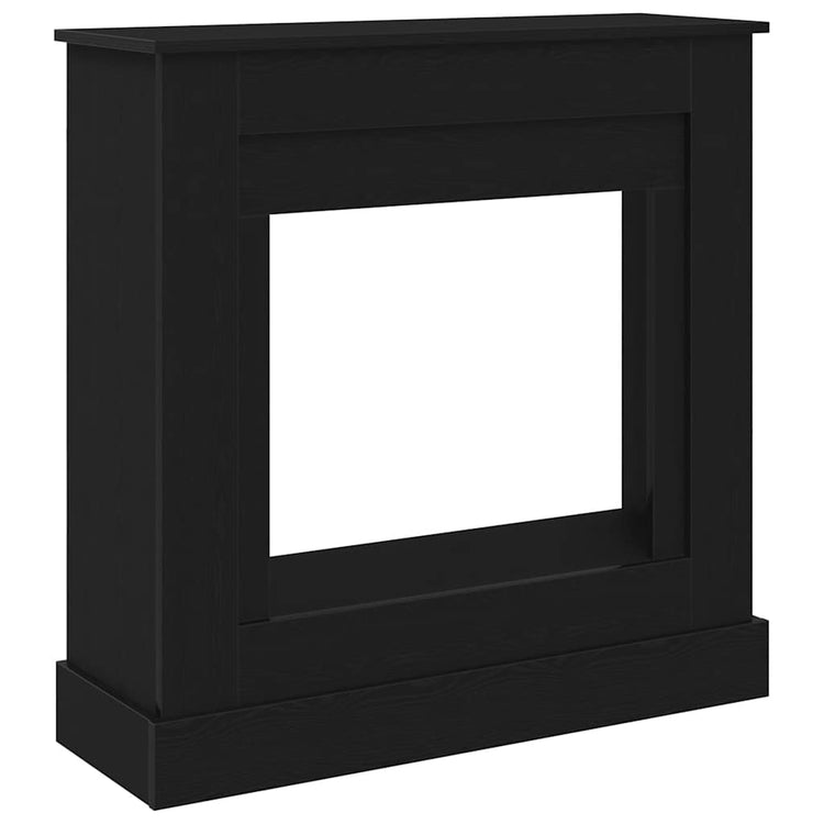 Habillage de cheminée Vidaxx 90x30x90 cm aggloméré chêne noir