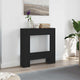 Vidaxx contour de cheminée 81x18x82 cm aggloméré chêne noir