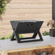 Vidaxx grill d'extérieur noir 46 x 31 x 31 cm acier