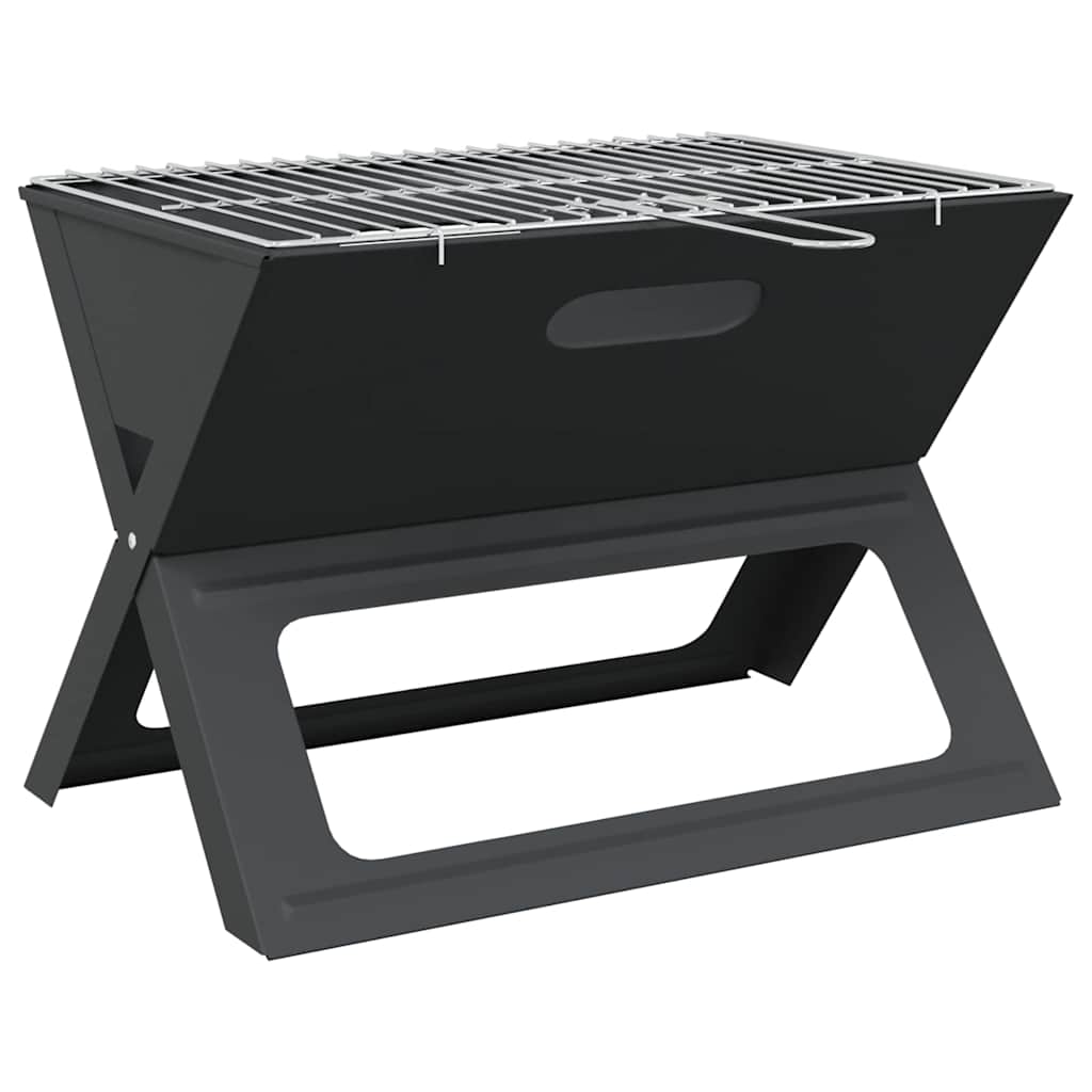 Vidaxx grill d'extérieur noir 46 x 31 x 31 cm acier