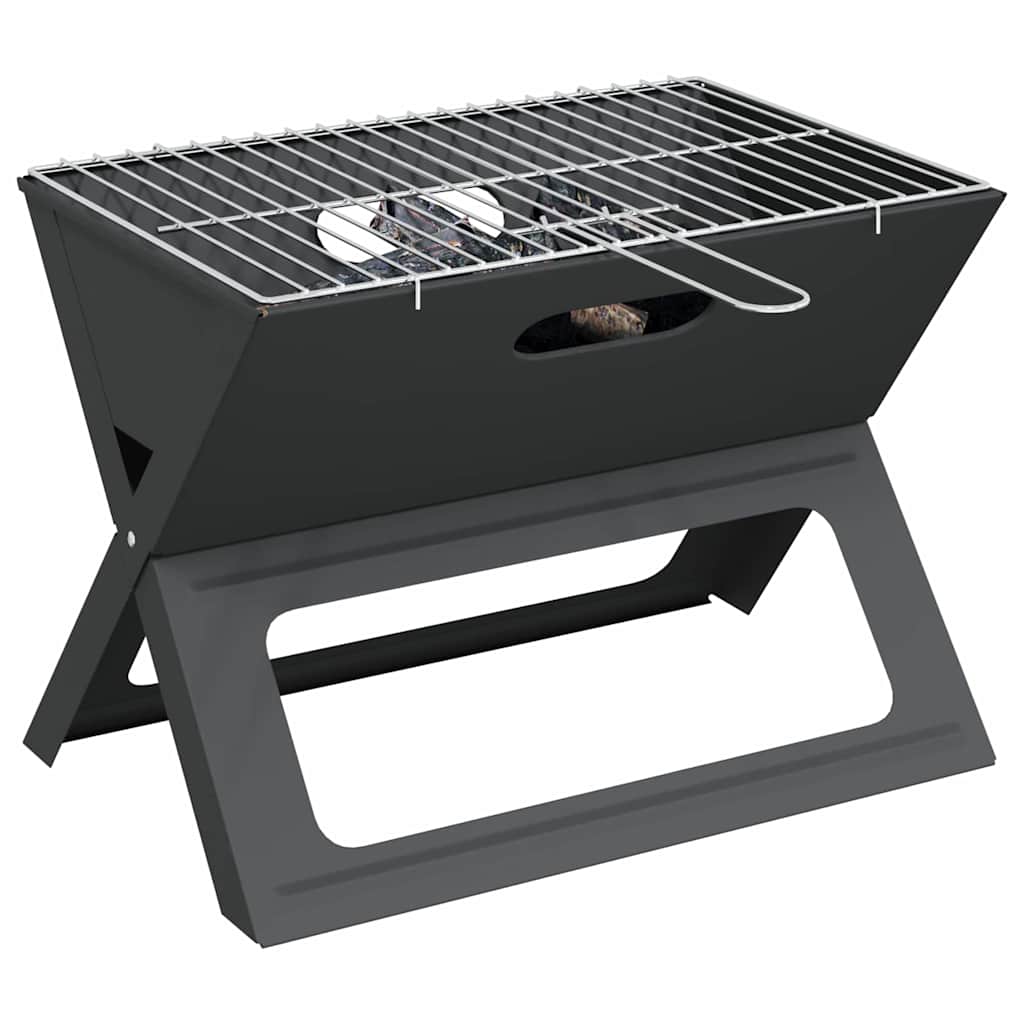 Vidaxx grill d'extérieur noir 46 x 31 x 31 cm acier
