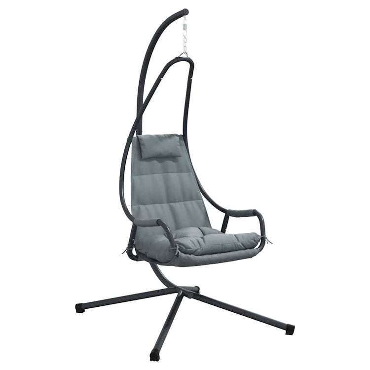 Vidaxl fauteuil oeuf suspendu anthracite 94 x 107 x 196,5 cm acier