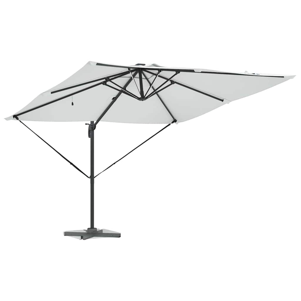 Vidaxl parasol sable 286 x 284 x 270 cm aluminium et polyester