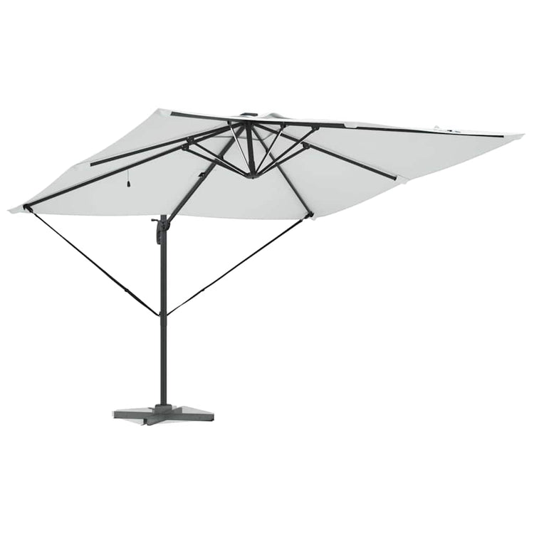Vidaxl parasol sable 286 x 284 x 270 cm aluminium et polyester