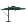 Vidaxx parasol vert 286 x 284 x 270 cm aluminium et polyester