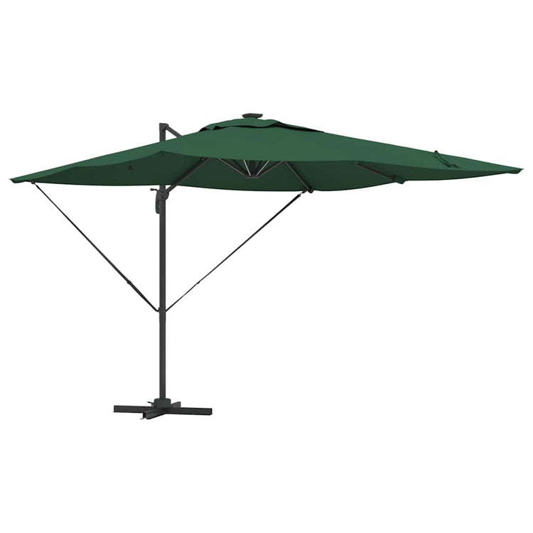 Vidaxx parasol vert 286 x 284 x 270 cm aluminium et polyester