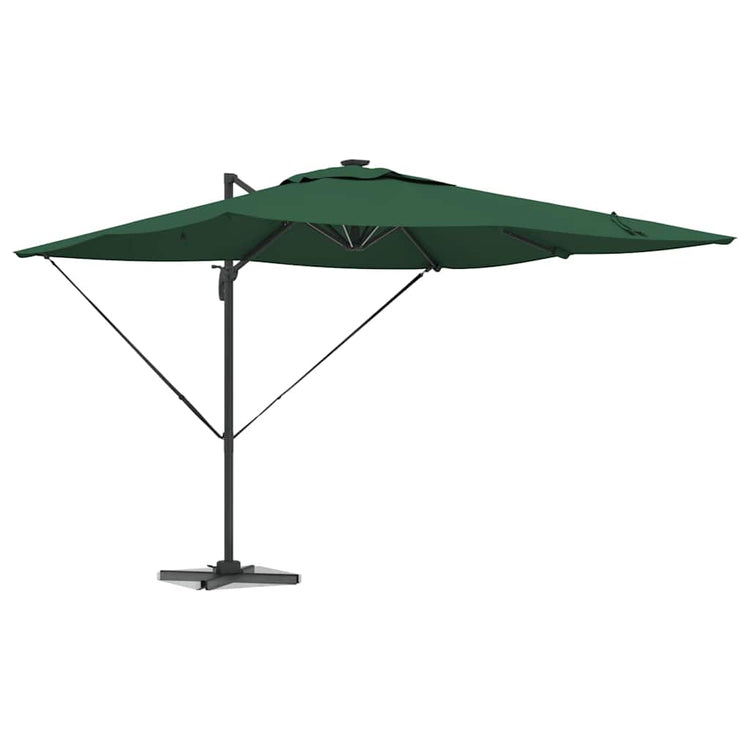 Vidaxx parasol vert 286 x 284 x 270 cm aluminium et polyester