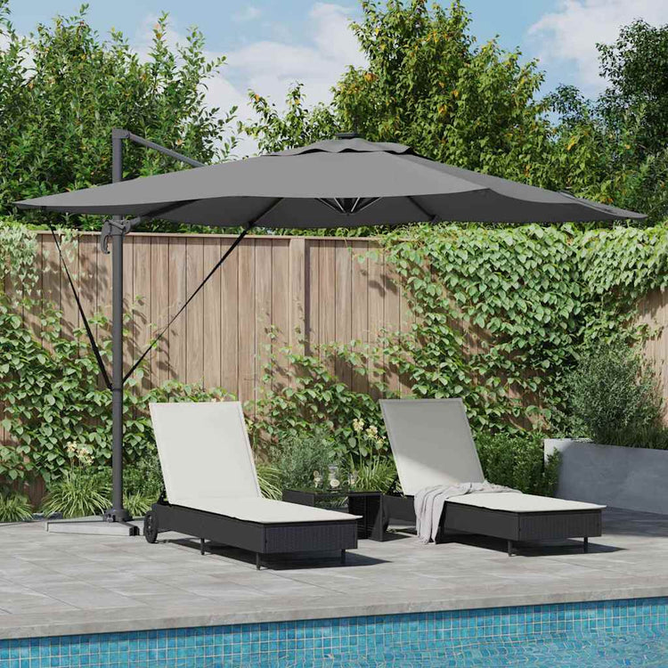 Vidaxx parasol anthracite 286 x 284 x 270 cm aluminium et polyester