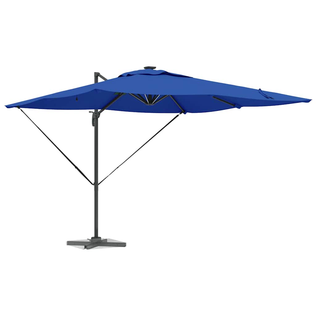 Vidaxx parasol bleu azur 286 x 284 x 270 cm aluminium et polyester