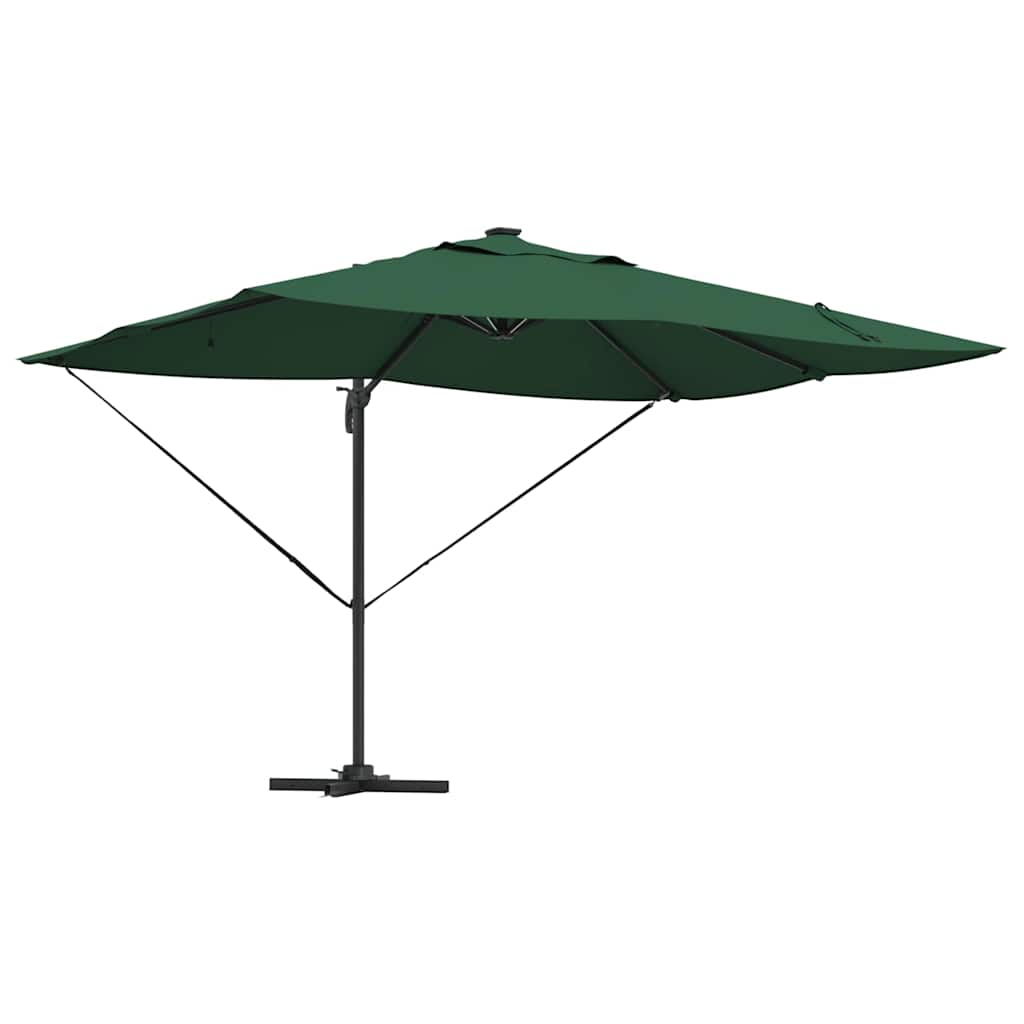 Vidaxx parasol vert 352 x 251 x 265 cm polyester et aluminium