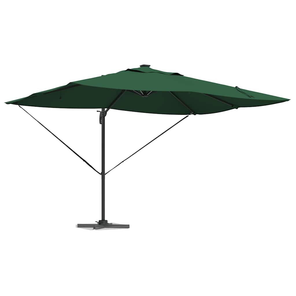 Vidaxx parasol vert 352 x 251 x 265 cm polyester et aluminium