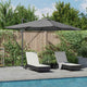 Vidaxx parasol anthracite 352 x 251 x 265 cm polyester et aluminium