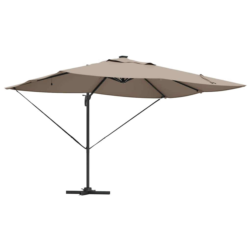 Vidaxx parasol taupe 352 x 251 x 265 cm polyester et aluminium