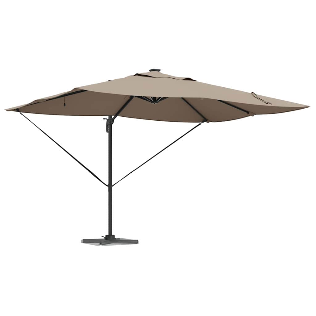 Vidaxx parasol taupe 352 x 251 x 265 cm polyester et aluminium