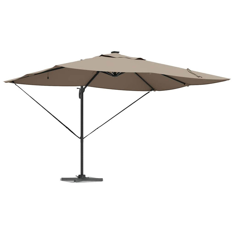 Vidaxx parasol taupe 352 x 251 x 265 cm polyester et aluminium