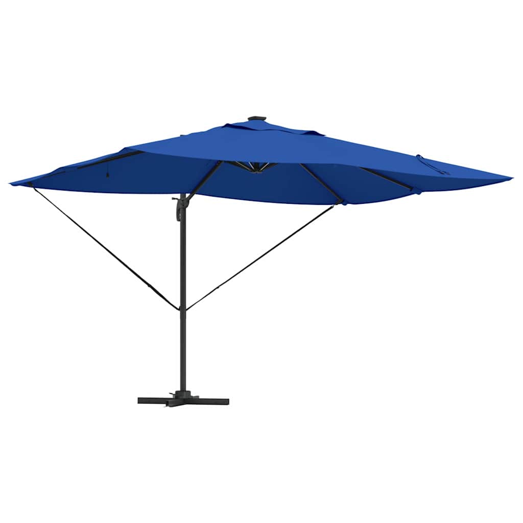 Vidaxx parasol bleu azur 352 x 251 x 265 cm polyester et aluminium